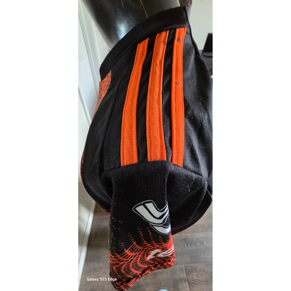 Adidas Tigres UANL 2022-23 Third Jersey Orange Black Heat.Rdy Mens Medium
